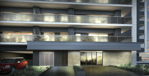 アルファステイツ一条　エントランスアプローチ完成予想CG