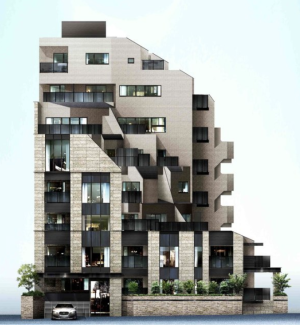 オープンレジデンシア高輪ザ・ハウス　外観完成予想図