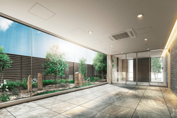 オーベル青砥レジデンス　エントエランスホール完成予想図