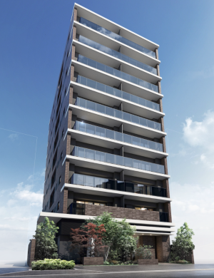 クリオ横濱蒔田公園　外観完成予想CG