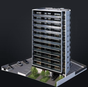 グランドオーク春日原　外観完成予想CG