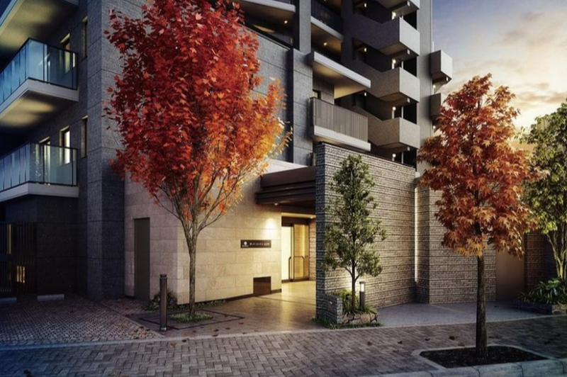 ファイル:ザ・パークハウス 五反野 エントランスアプローチ完成予想図.png