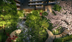 ザ・パークハウス 板橋大山大楠ノ杜　中庭『翠園』完成予想図2