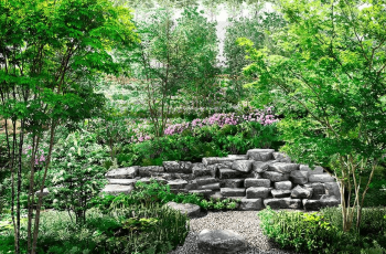 ザ・パークハウス 高槻天神町　『鑑賞の庭』完成予想図