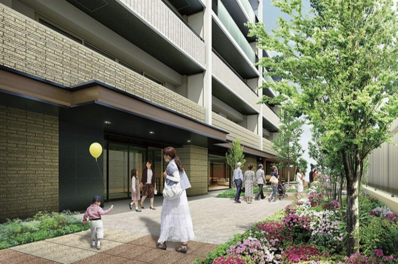 ファイル:ジオ武庫川 エントランスアプローチ完成予想図.png