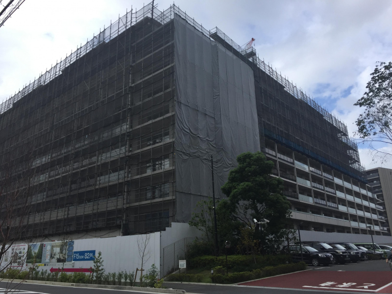 ファイル:ソライエ流山おおたかの森 建設現場(2018.9.29).jpg