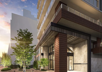 ブランズ札幌大通東　エントエランスアプローチ完成予想図