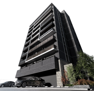 プレサンス レイズ 茶屋ヶ坂　外観完成予想図1