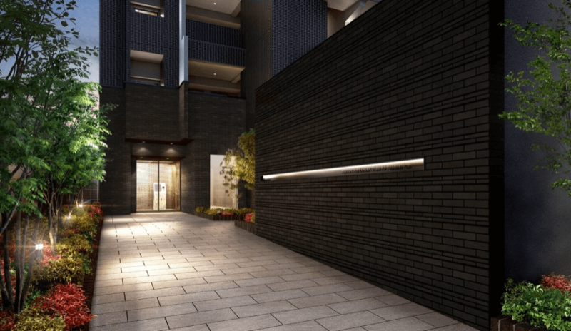 ファイル:プレサンス ロジェ 大正レジデンス エントランスアプローチ完成予想図.png