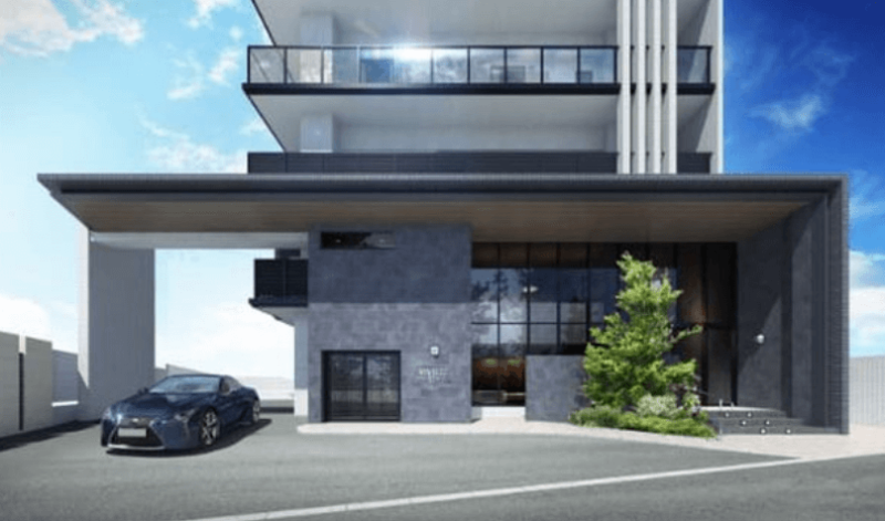 ファイル:リヴィエールベイステーション小倉 ゲート＆車寄せ完成予想図.png