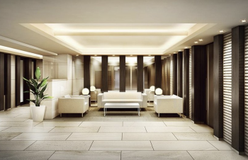 ワコーレ夙川羽衣町　エントランスホール完成予想CG