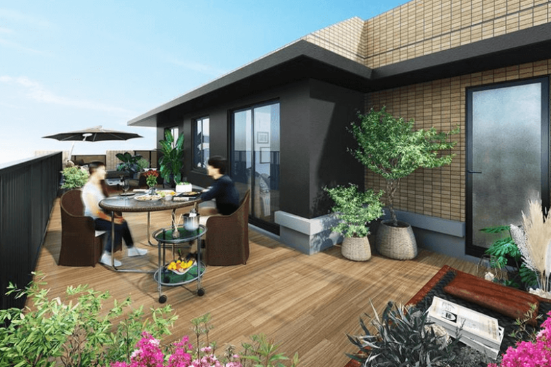 ファイル:エイリックスタイル 原オーゼ ルーフバルコニー完成予想図（Lタイプ）.png