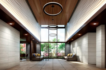 カサーレ城東ガーデンプレイス　エントランスホール完成予想CG