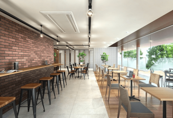 ガーデンクロス東京王子　イロドリラウンジ完成予想図