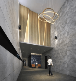 ミスモ天神　エントエランスホール完成予想図