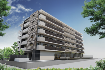 アルファスマート西福原　外観完成予想図