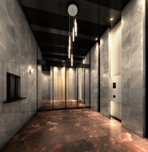 カルティア 高蔵寺ステーションフロント　エントエランスホール完成予想図