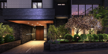 クリーンリバーフィネス手稲ミッドステージ　エントランスアプローチ完成予想CG