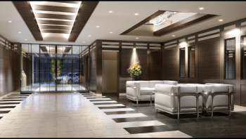 クレアホームズ矢賀 ザ・レジデンス　エントエランスホール完成予想図