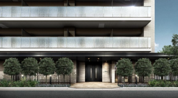 ネベル川口芝CORTE　エントランスアプローチ完成予想図