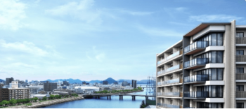 プラウド広島舟入幸町　外観完成予想図