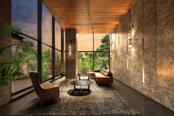 レ・ジェイド箕面船場 ノースレジデンス　エントエランスラウンジ完成予想図