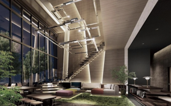 THE HIGH HORIE　グランドラウンジ（コンシェルジュサービスあり）完成予想図