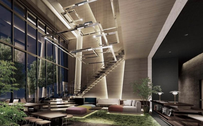 ファイル:THE HIGH HORIE グランドラウンジ（コンシェルジュサービスあり）完成予想図.png