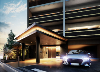 ザ・リバーサイドガーデン大淀河畔　エントエランスアプローチ完成予想図