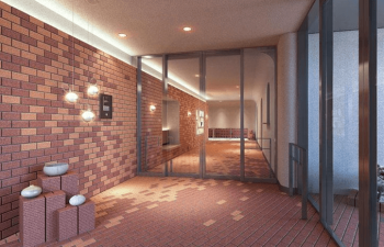 パークナード那覇美栄橋　エントエランスホール完成予想図