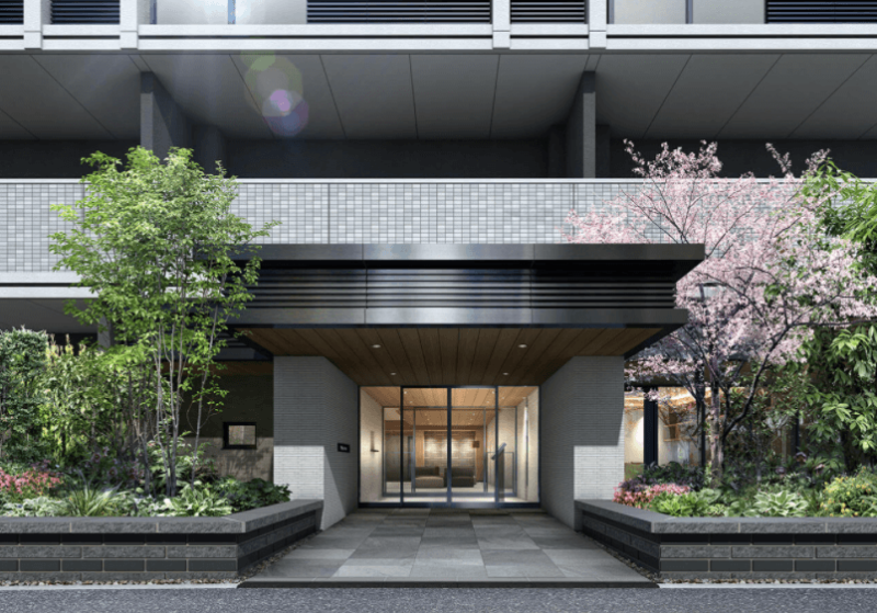 ファイル:ブランシエラ霧島 エントエランスアプローチ完成予想図.png