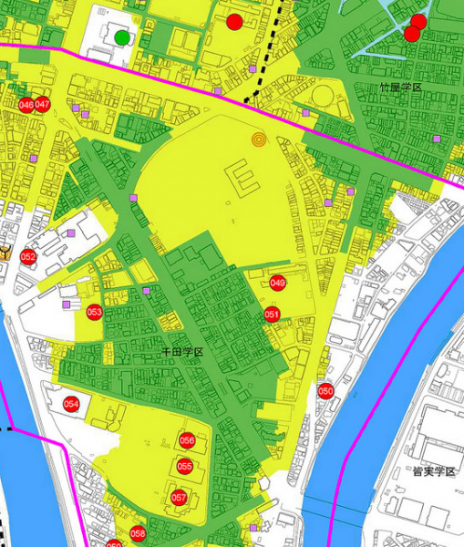 ファイル:ライオンズ広島グランテラス 浸水リスク.jpg
