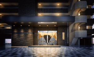 イングス桜井駅前　エントランスアプローチ完成予想図