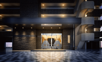 イングス桜井駅前　エントランスアプローチ完成予想図