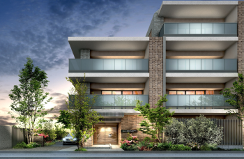 クリオ横濱綱島ガーデンマークス　エントランスアプローチ完成予想CG