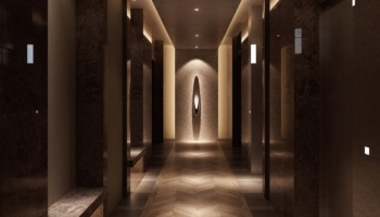 グランドメゾン久屋大通　エレベーターホール完成予想CG