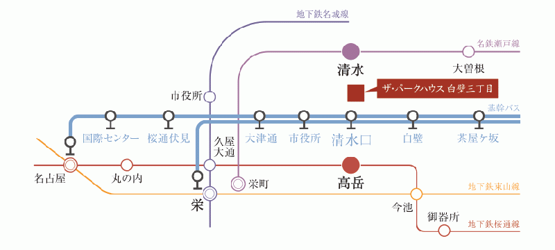ファイル:ザ・パークハウス 白壁三丁目路線図.gif