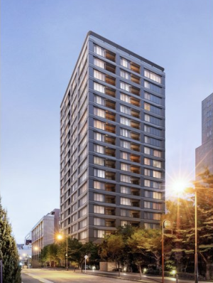 ザ レジデンス 三番町　外観完成予想CG