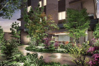 バウス朝霞根岸台　エントランスアプローチ完成予想CG 2