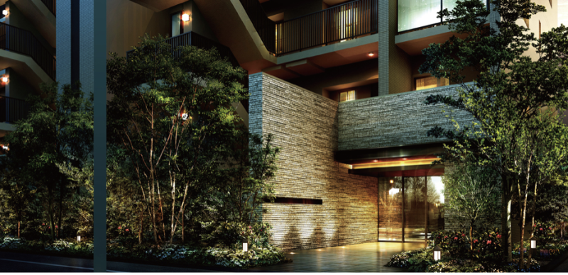 ファイル:パークホームズ浦和常盤コンフォートプレミア エントランスアプローチ完成予想図.png