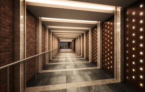 ライオンズタワー新大工町　レジデンシャルコリドー完成予想図