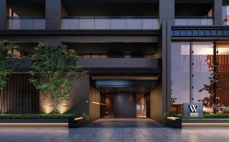 ファイル:ワコーレ大阪新町タワーレジデンス エントランスアプローチ完成予想CG.png