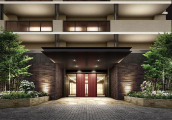 オブリージュ三番町レジデンス　エントランス完成予想CG