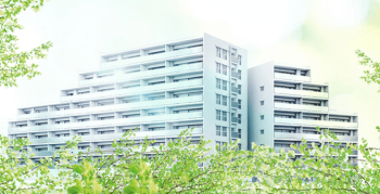 グランドオーク千早　外観完成予想図