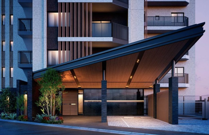 ファイル:ドレッセ千鳥町 エントエランスアプローチ完成予想図.png