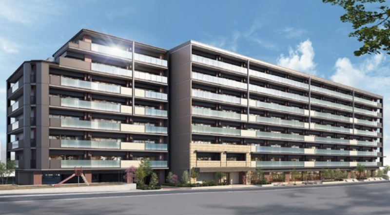 ファイル:パデシオン長岡京 -西山天王山駅前- 外観完成予想図1.png