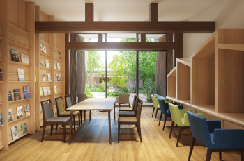 プラウドシティ吉祥寺　ライブラリー&スタディルーム完成予想CG