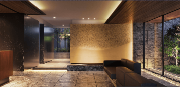 ル・シェモア西草深　エントエランスホール完成予想図1