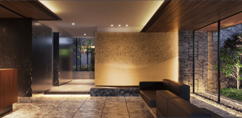 ファイル:ル・シェモア西草深 エントエランスホール完成予想図1.png