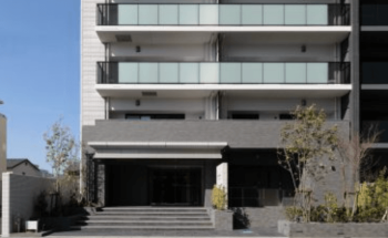 ローレルコート大垣駅前　エントエランスアプローチ